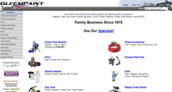 Desktop Screenshot of gleempaint.com